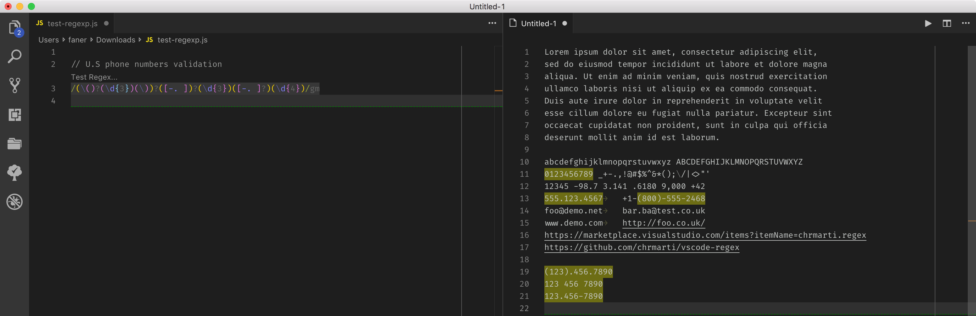 Regex-Previewer